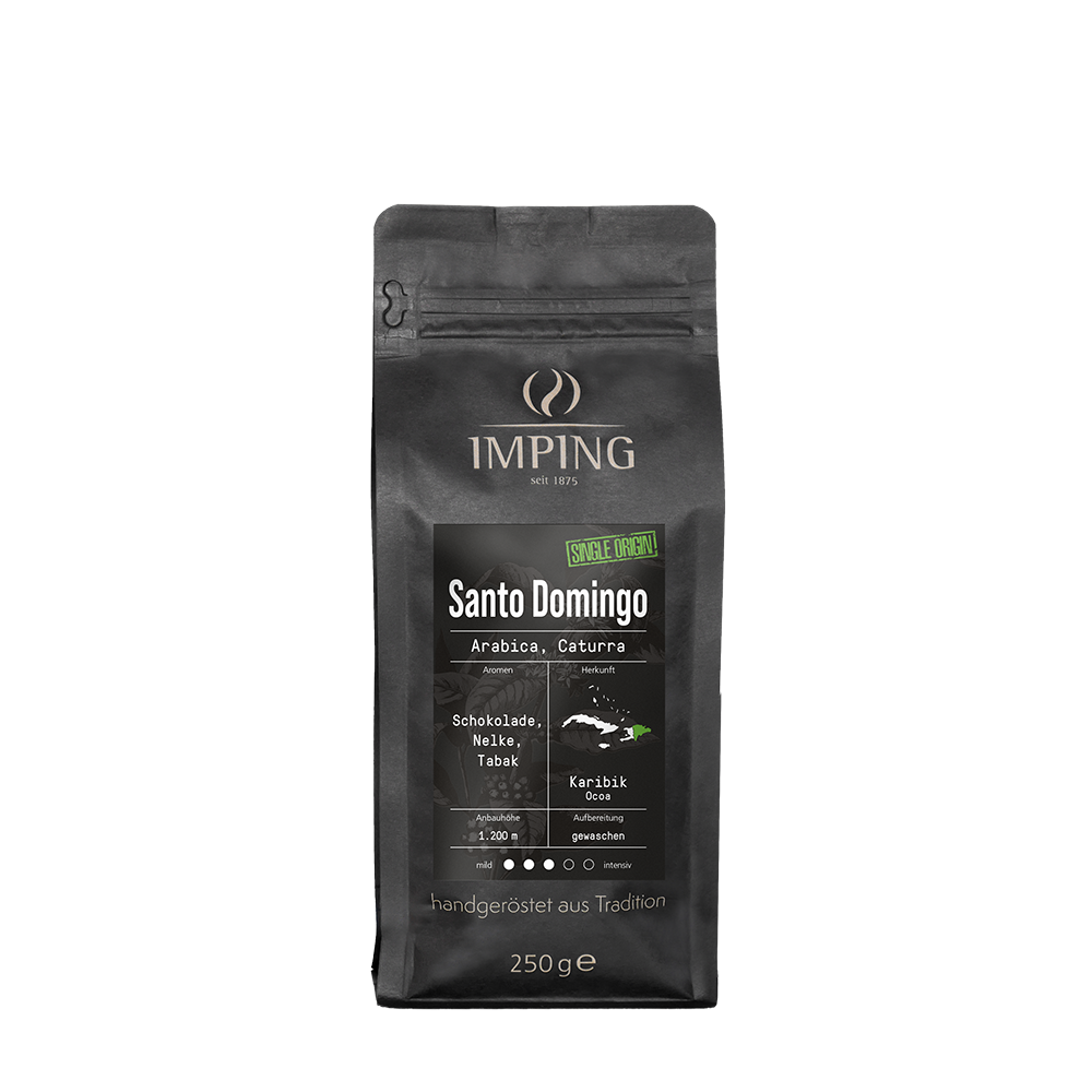 Santo Domingo sortenreiner Kaffee 250 g