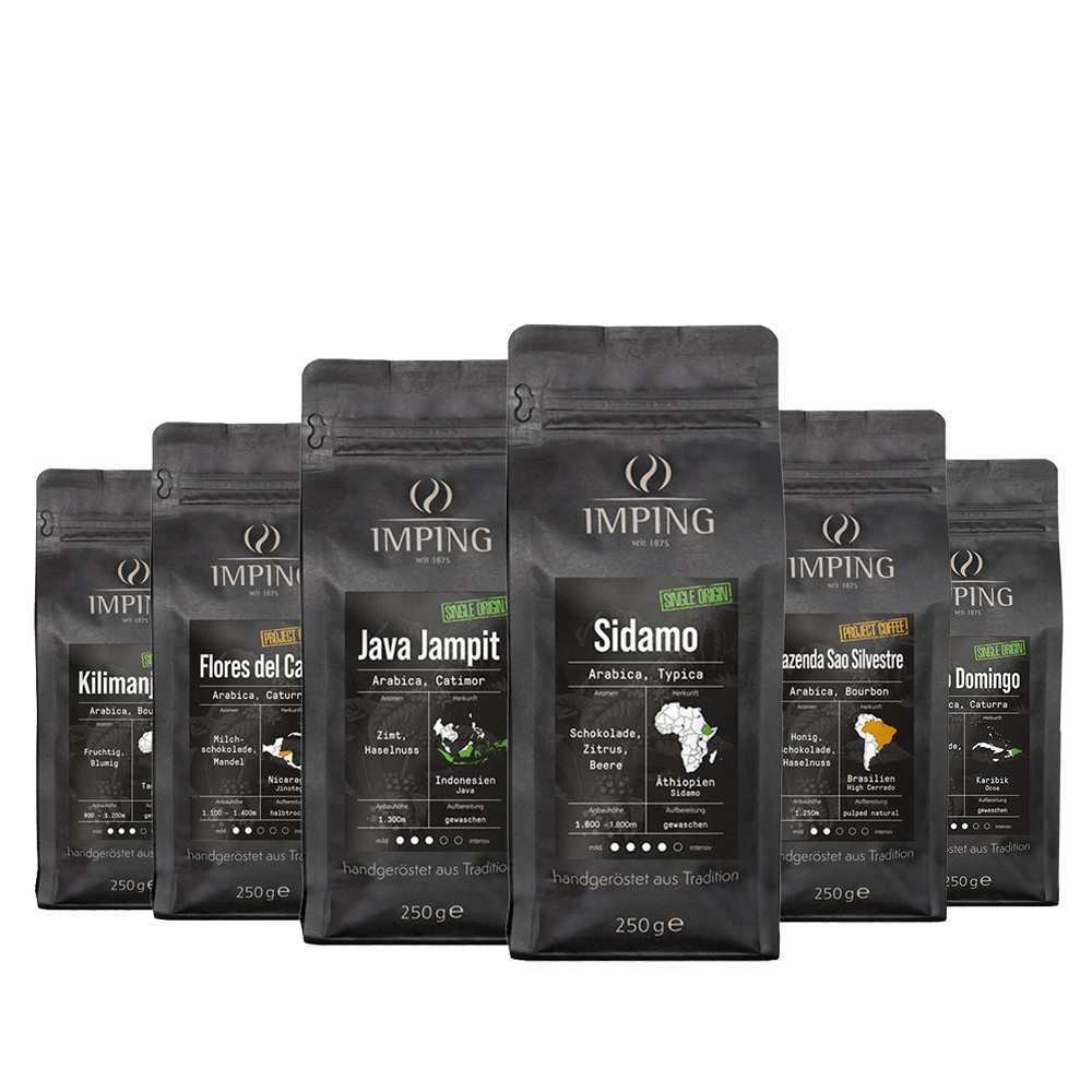 Probierpaket sortenreine Kaffees