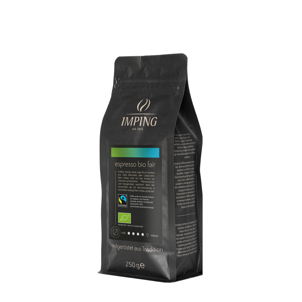 Espresso Bioqualität Fairtrade