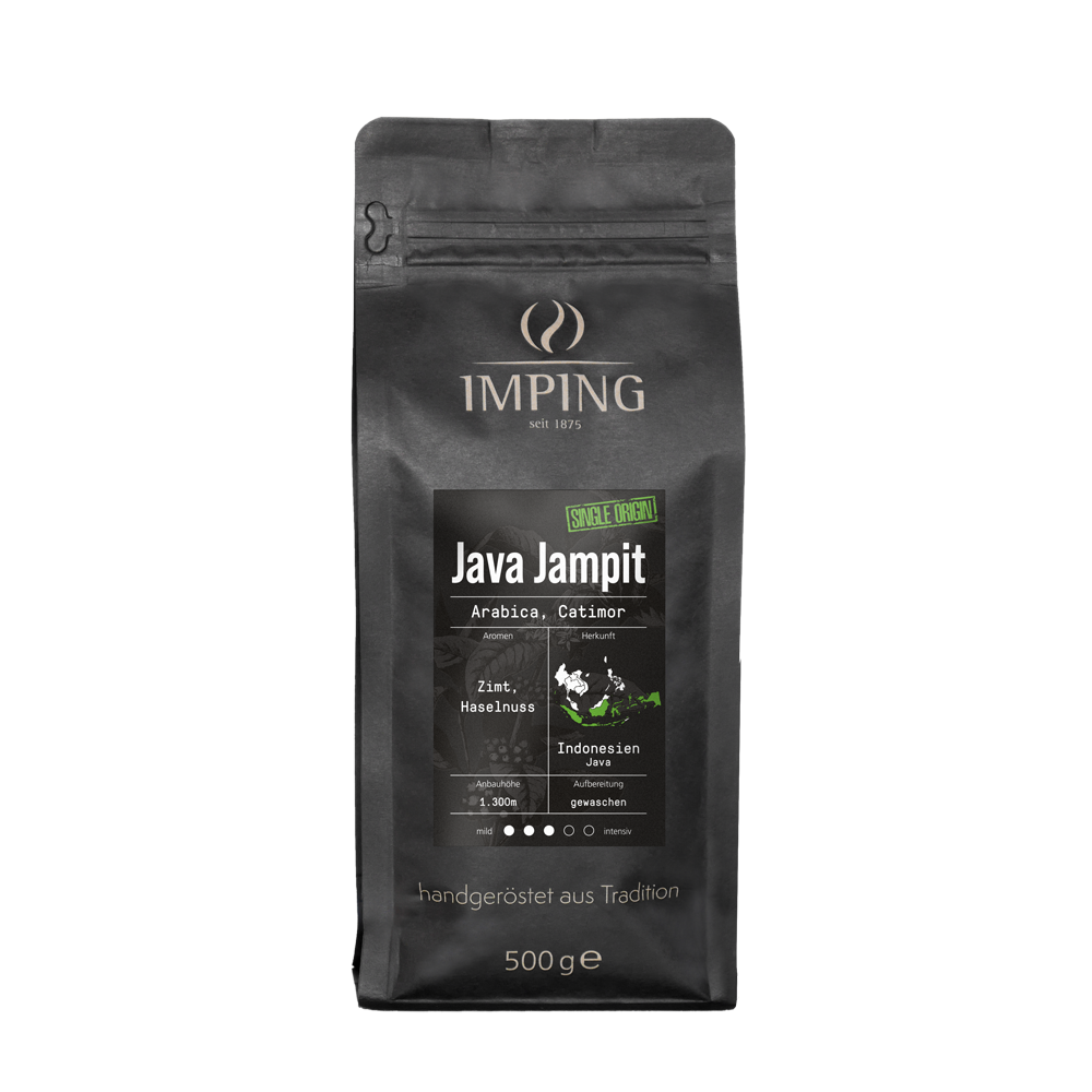 kaffee sortenrein Java Jampit 500 g