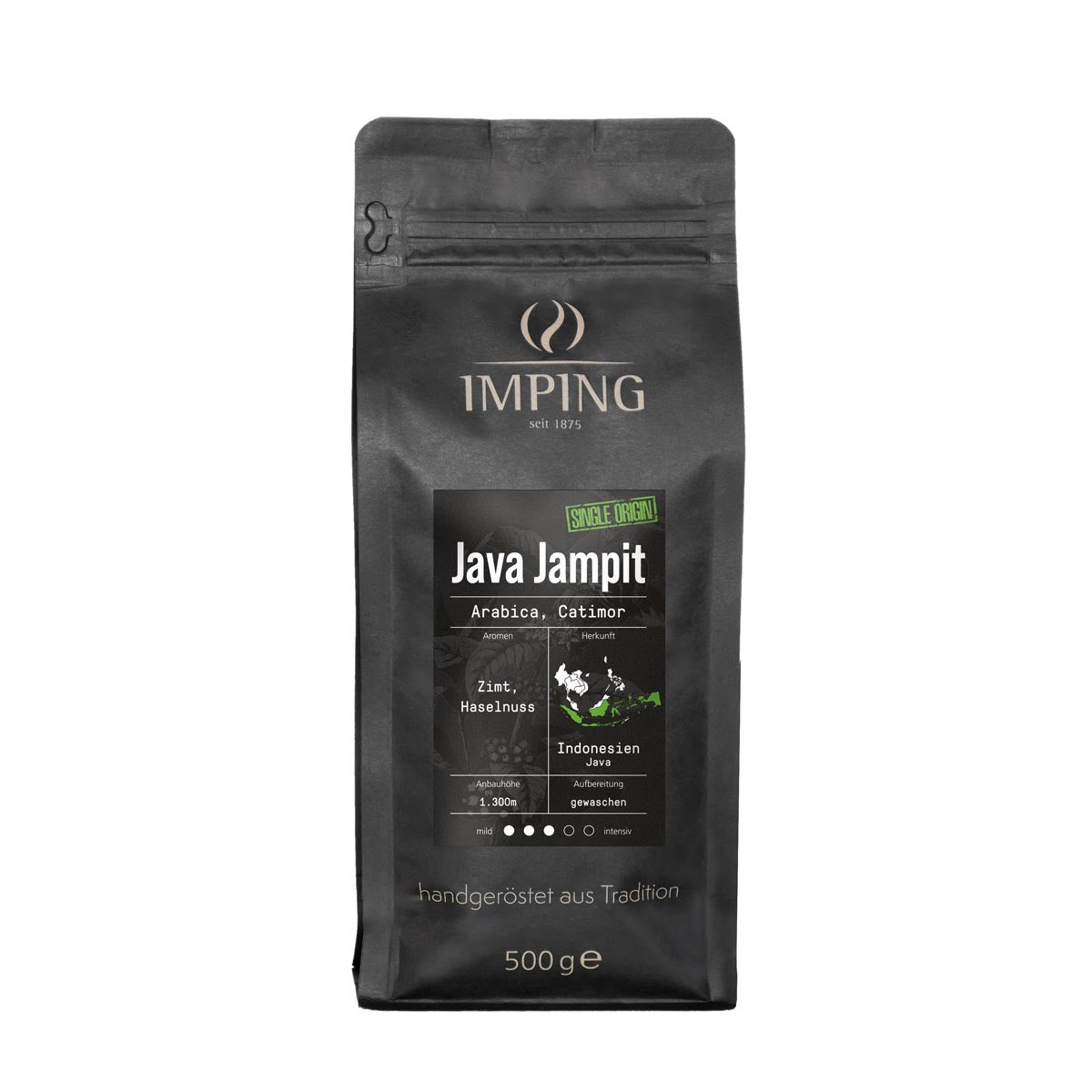 Java Jampit sortenreiner Kaffee 500 g