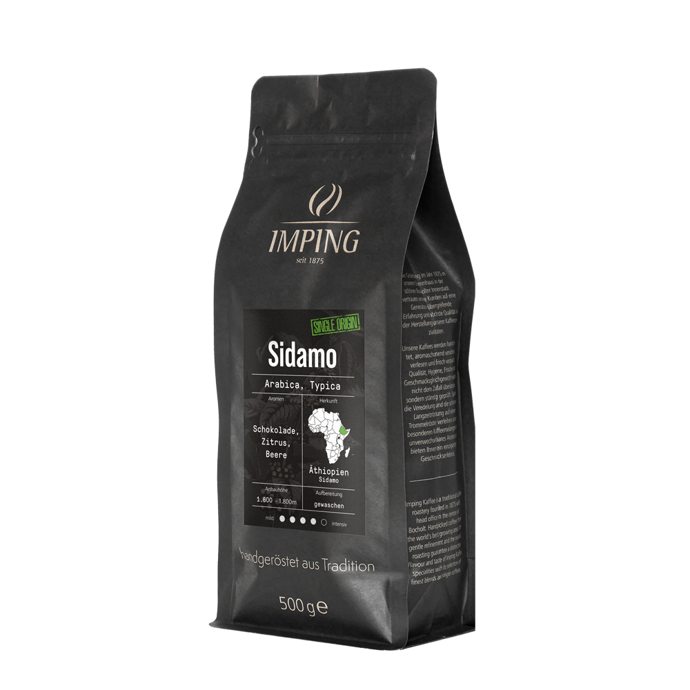 äthiopischer Sidamo Kaffee Single Origin
