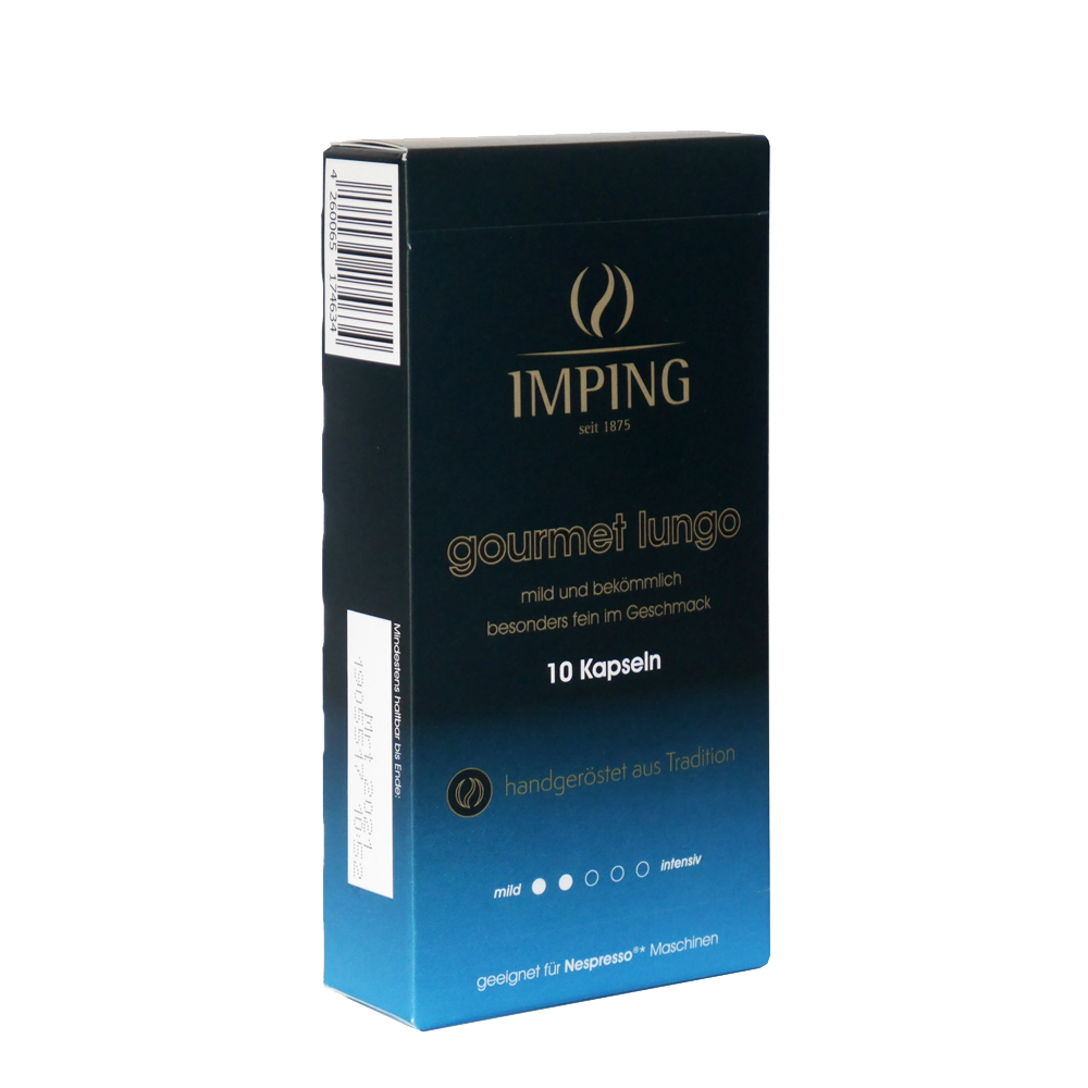 Kapseln Gourmet lungo Kaffee