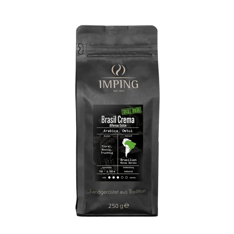 Brasil Crema sortenreiner Kaffee 250 g