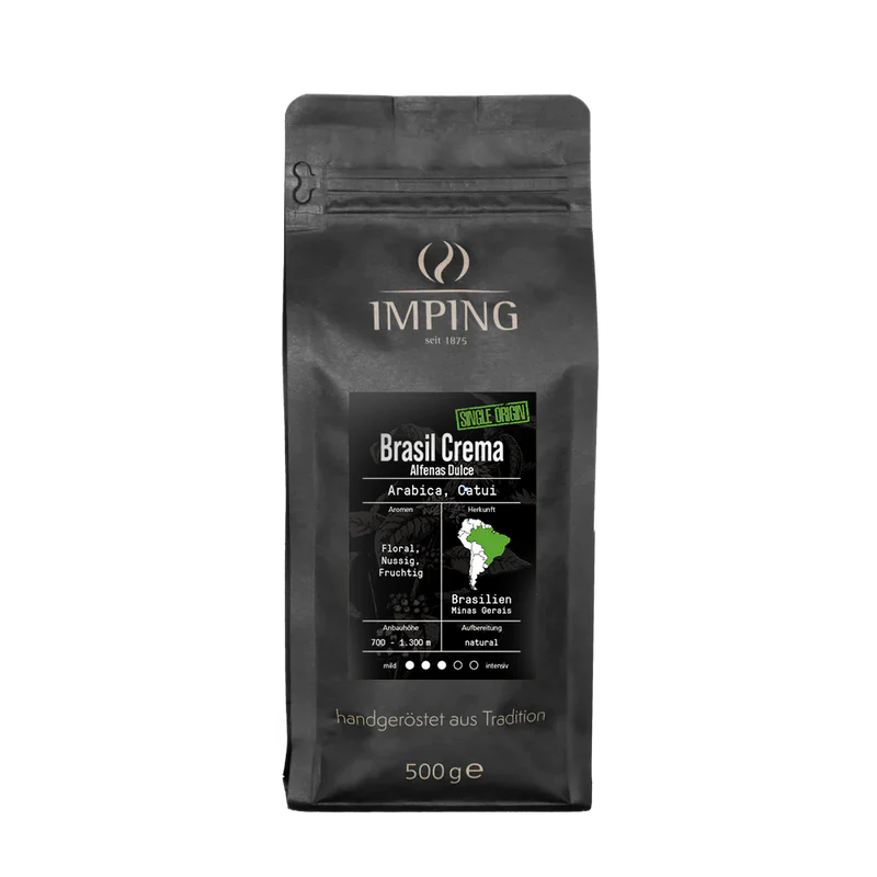 Brasil Crema sortenreiner Kaffee 500 g