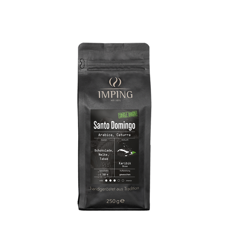 Santo DOmingo sortenreiner Kaffee 250 g