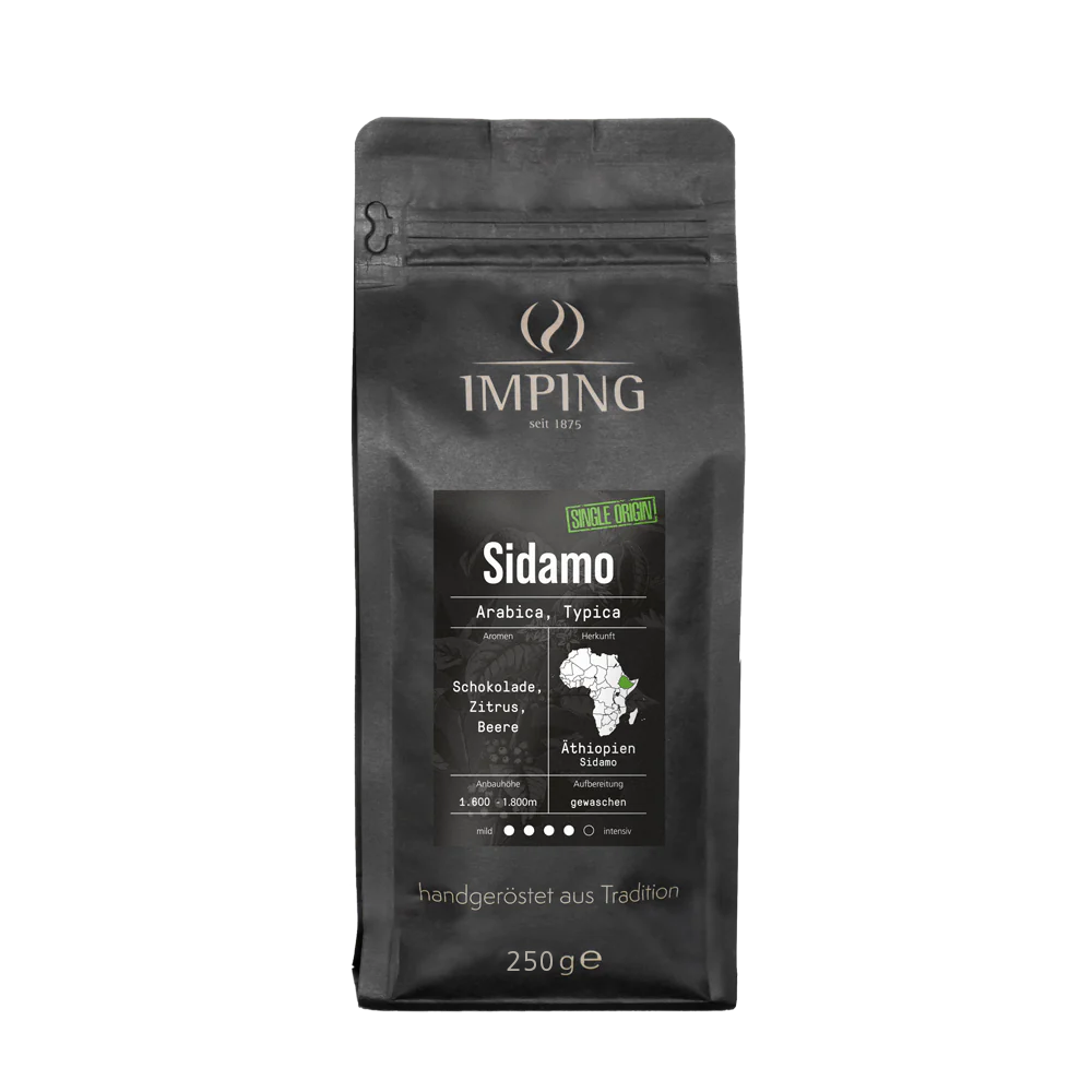 Sidamo sortenreiner Kaffee 250 g