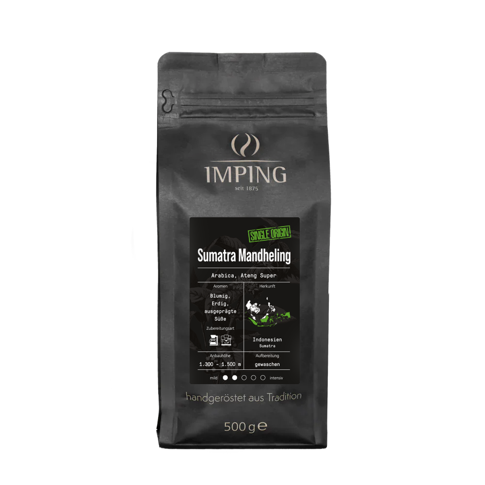 Sumatra Mandheling sortenreiner Kaffee