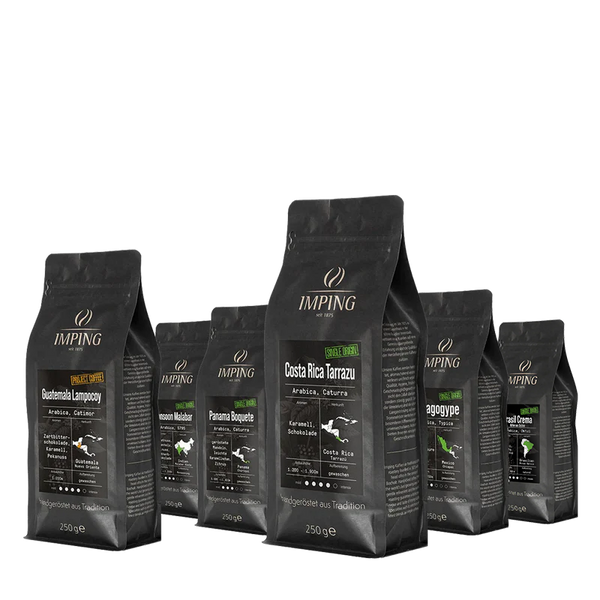 Probierpaket Single Origins 6 Kaffees