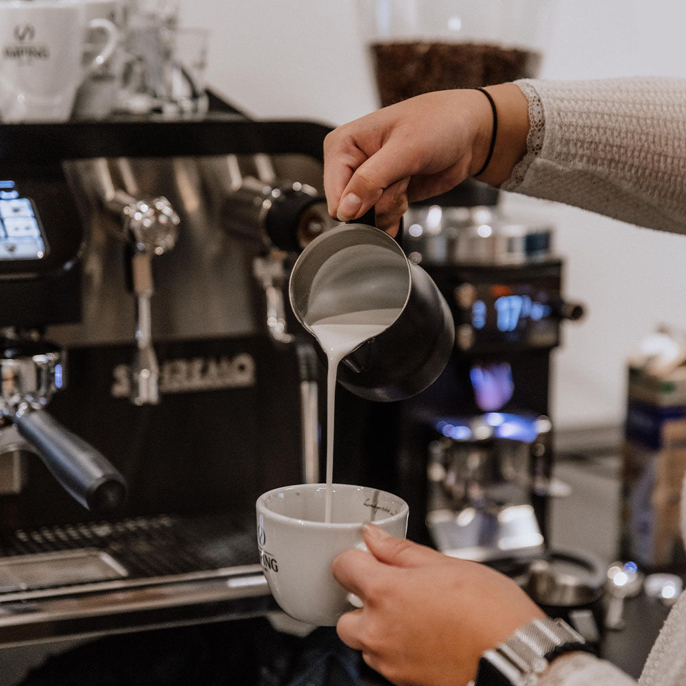 Latte Art üben