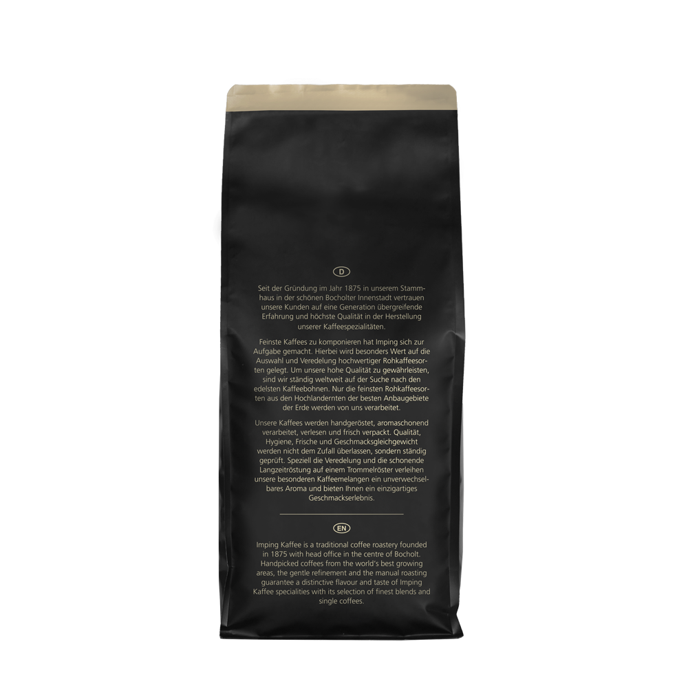 Rückseite Kaffeetüte